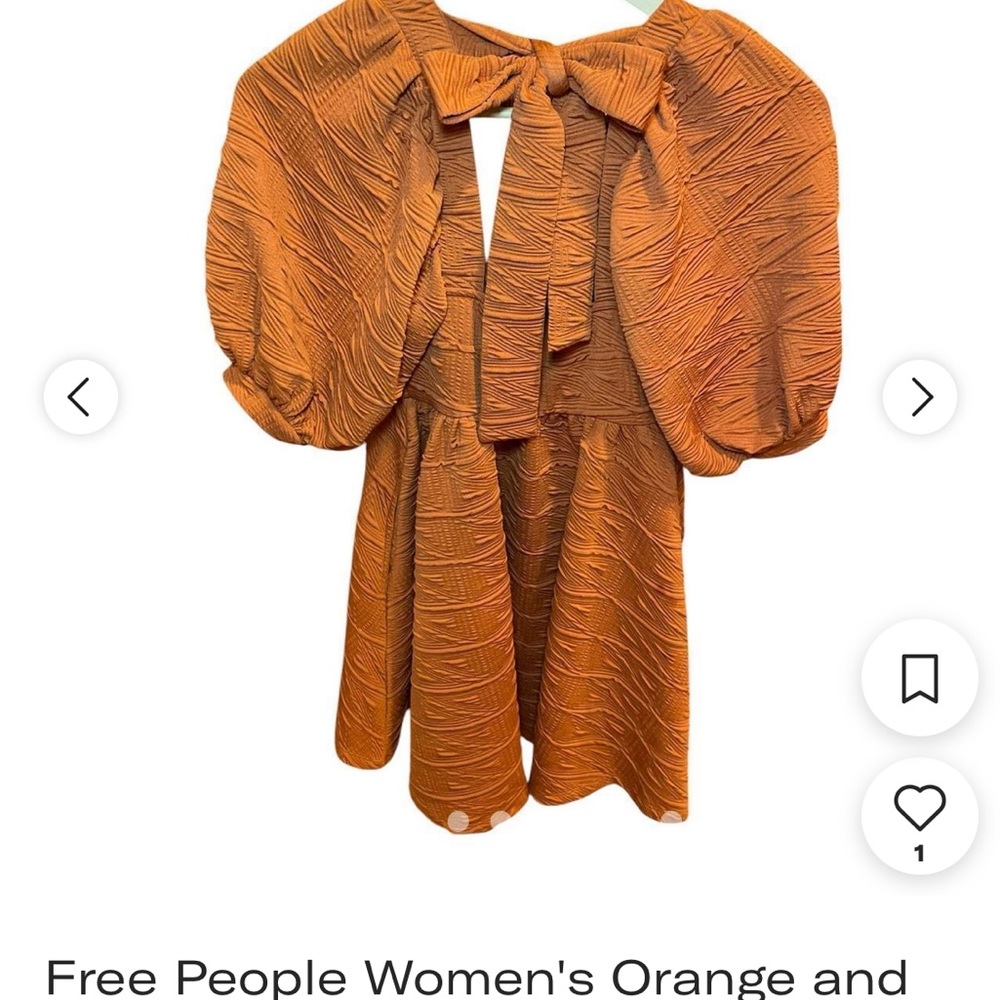 🎉HP🎉Free people puff sleeve babydoll dress - Picture 3 of 4